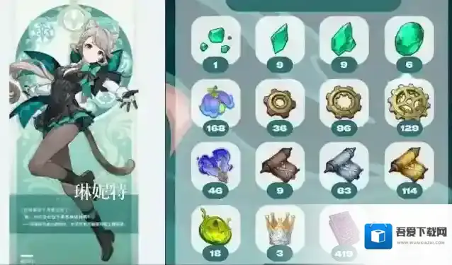 原神琳妮特天赋突破材料大全