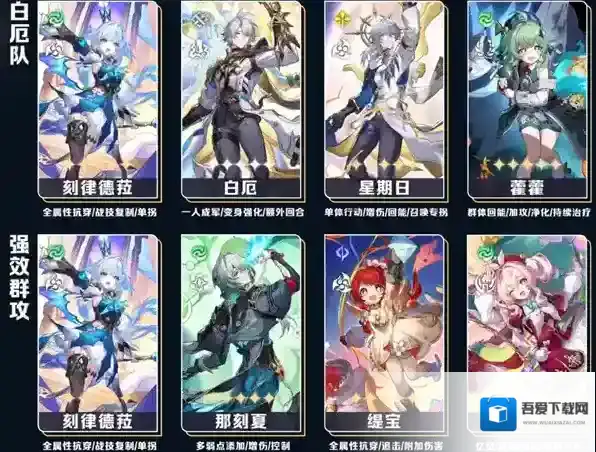 崩坏星穹铁道角色