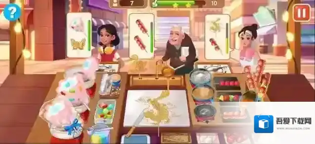 楼下的早餐店客人