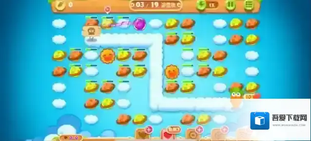 保卫萝卜264关额外任务怎么完成