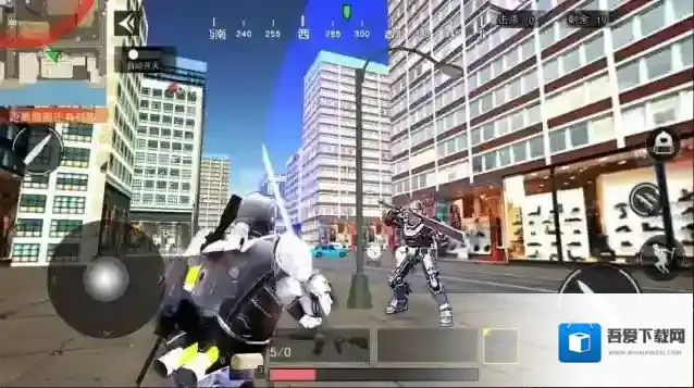 动力机甲装甲大剑城市