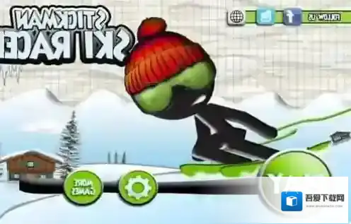 火柴人竞速滑雪游戏