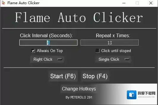 Flame Auto Clicker(极简自动点击器)点击