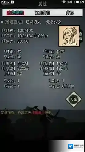 放置江湖完美开局属性怎么选