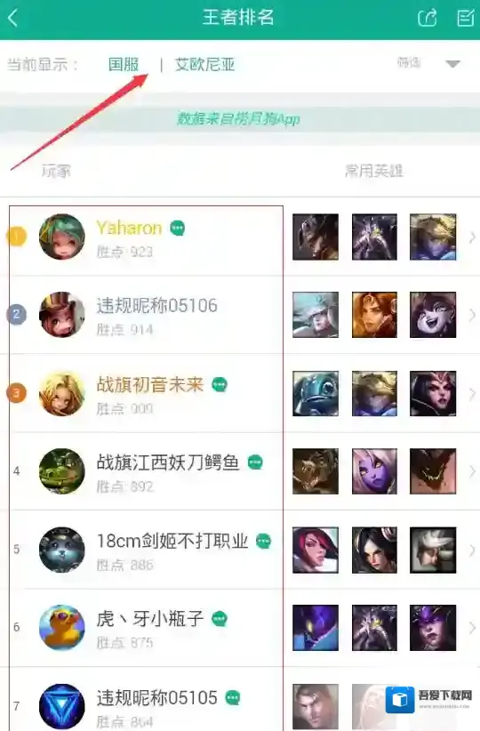 《捞月狗》怎么看排名?看排名的方法教程