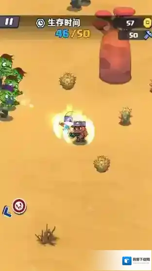 战斗女武神打僵尸一人