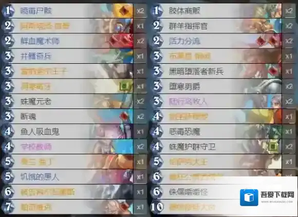 炉石传说:魔兽英雄传对局