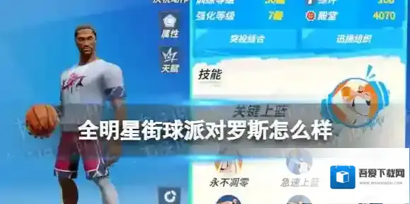 全明星街球派对罗斯怎么样 全明星街球派对罗斯介绍