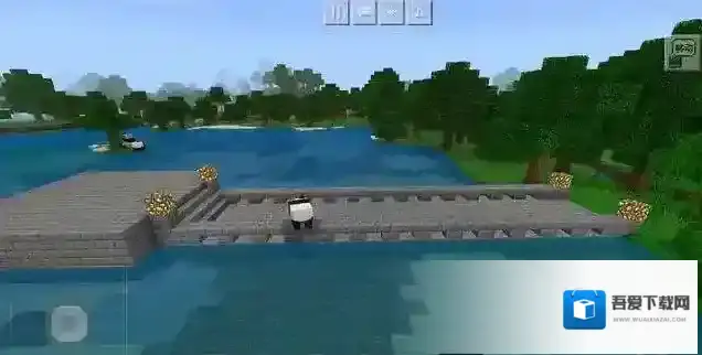 我的世界1.18极限生存中式亭子的梁结构