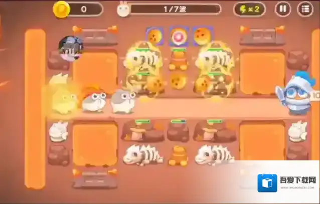 保卫萝卜4饿龙传说49关怎么过