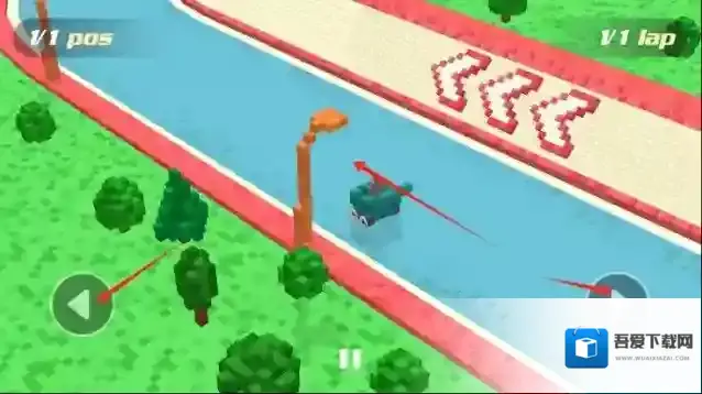 方块卡丁车赛道