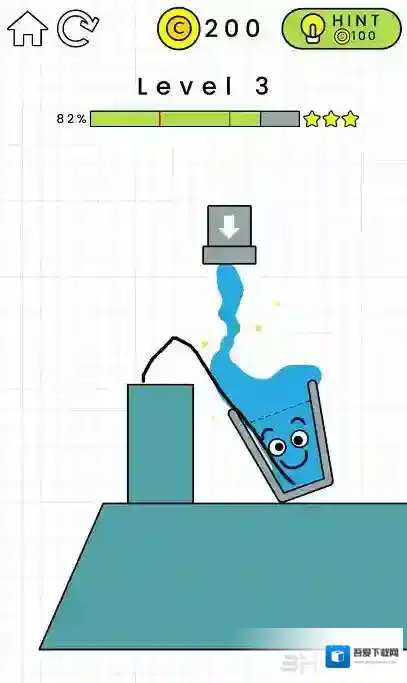 快乐玻璃杯3关怎么过 HappyGlass第3关三星通关攻略