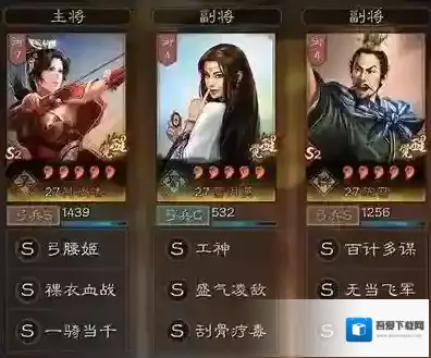 三国志战略版武将