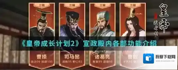 皇帝成长计划2宣政殿内各部有什么功能？皇帝成长计划2宣政殿内各部功能介绍