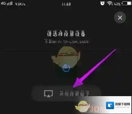 PP视频投屏电视