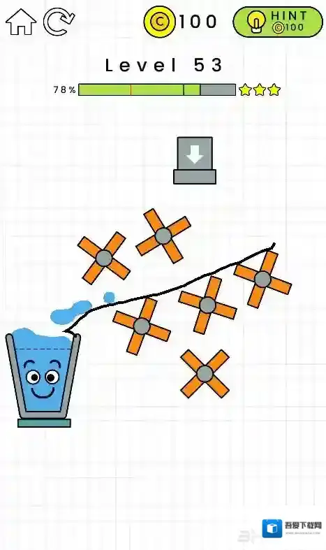 快乐玻璃杯53关怎么过 HappyGlass第53关三星通关攻略