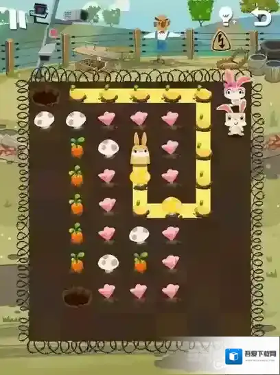 兔子复仇记穿过大火第24关怎么过 第五章24关三星图文攻略