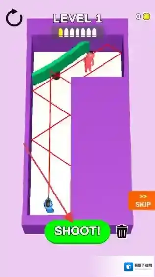 画出狙击线敌人