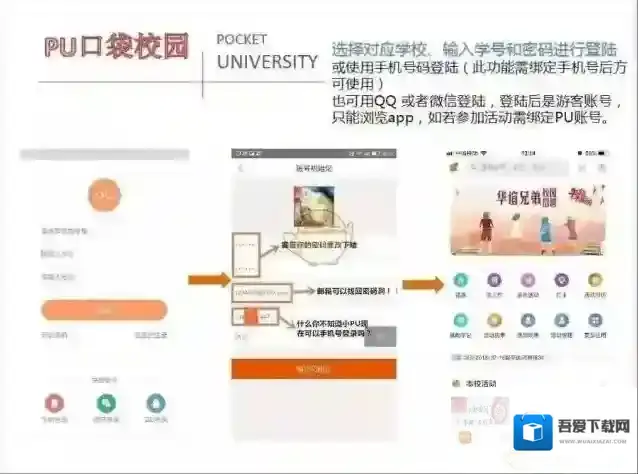 PU口袋校园初始密码