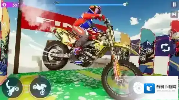 真正摩托车特技特技