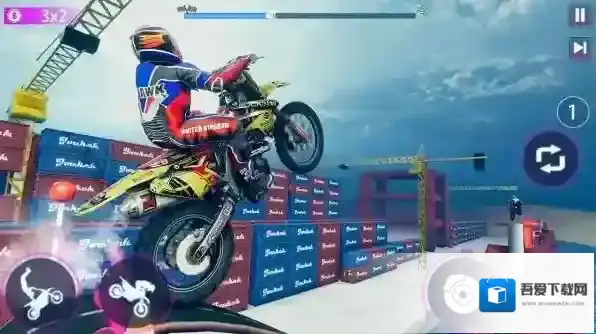 真正摩托车特技赛道