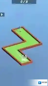 精湛的高尔夫击球