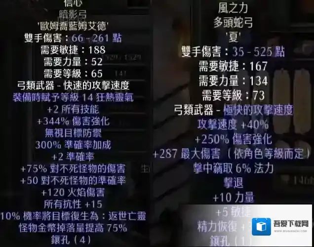 暗黑弓马风之力攻略