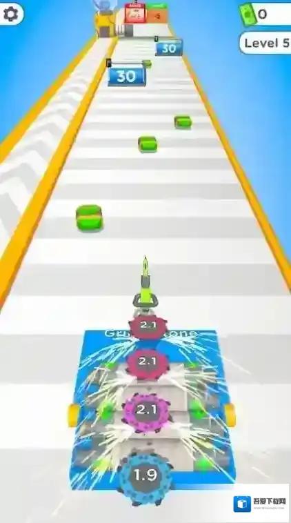 切割冲刺跑物件