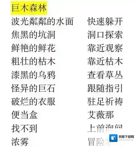 灵魂潮汐深渊事件答案大全 全部事件正确选项一览