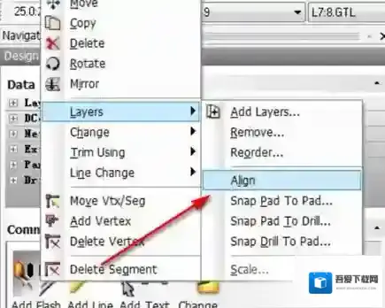 cam350怎么让两个图层重合?cam350让两个图层重合的方法截图